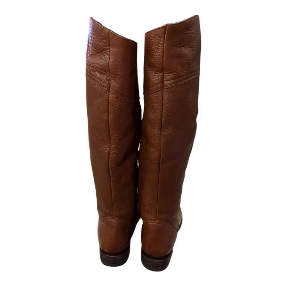 Muro Women’s Tan Leather Riding Boots 9.5